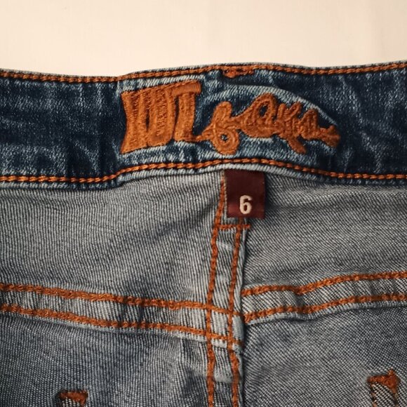 Kut From The Kloth Denim Jeans Size 6 Low Rise Straight Leg Medium Wash - Picture 4 of 10